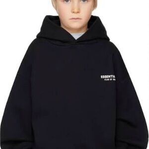 Essentials Kids Hoodie in Black